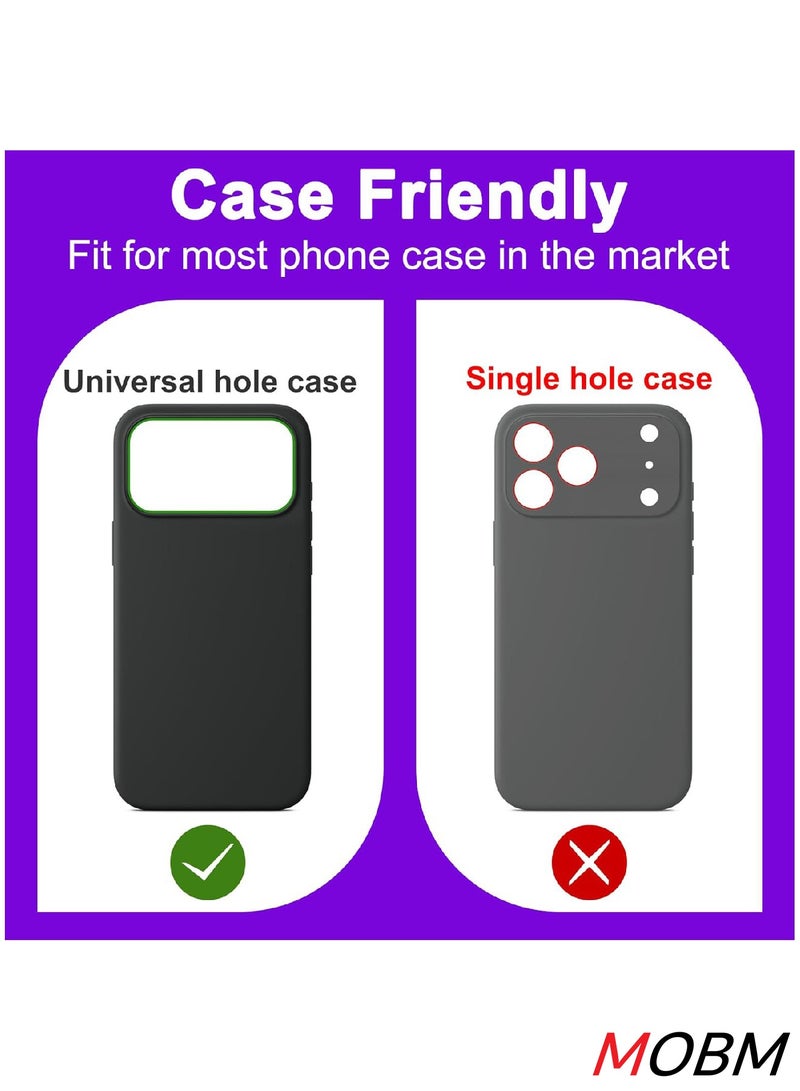 MOBM For iPhone 17 Pro max Camera Lens Protector Dark Blue - Image 4